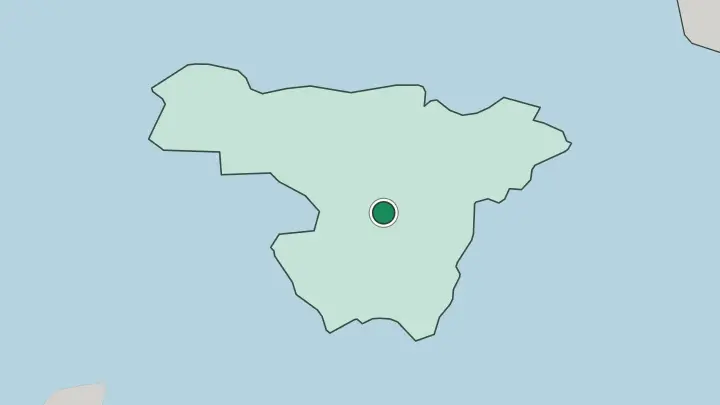Map of Quito in Ecuador