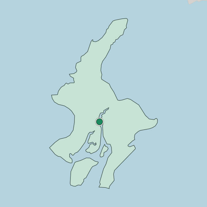 Map showing Guayaquil — In Provincia del Guayas