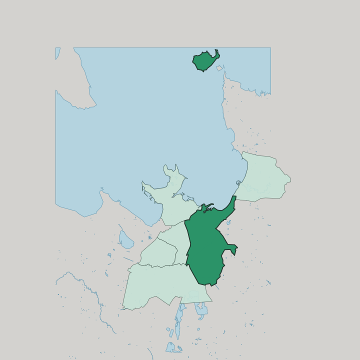 Map showing Kesklinn — In Tallinn