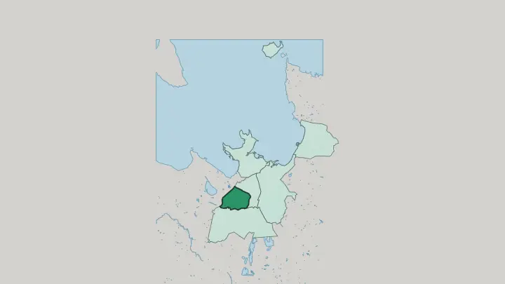 Map of Mustamäe in Tallinn