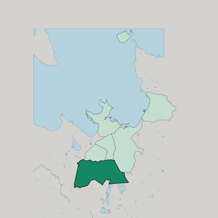 Map showing Nõmme — In Tallinn