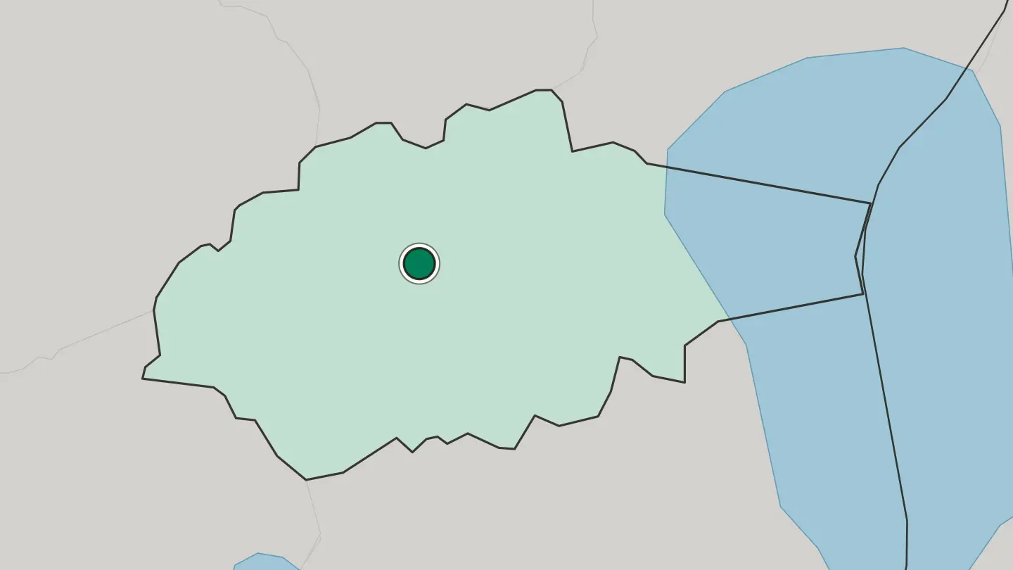 Map of Jõgeva in Estonia