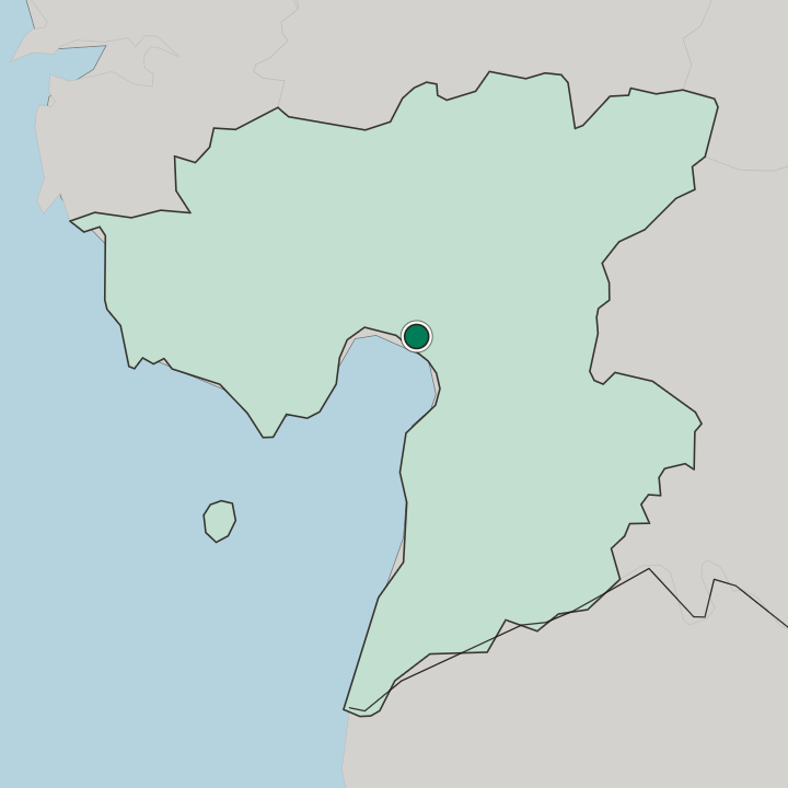 Map showing Pärnu — In Pärnumaa