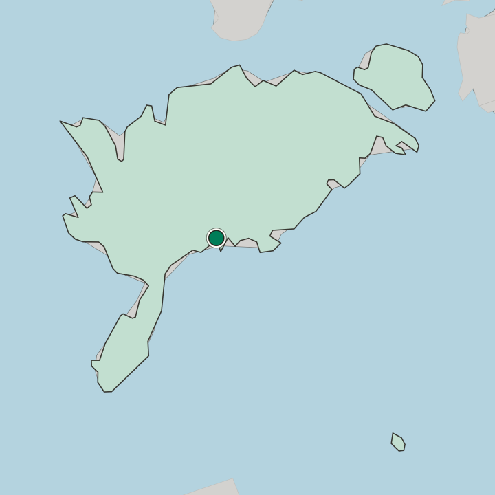 Map showing Kuressaare — In Saaremaa