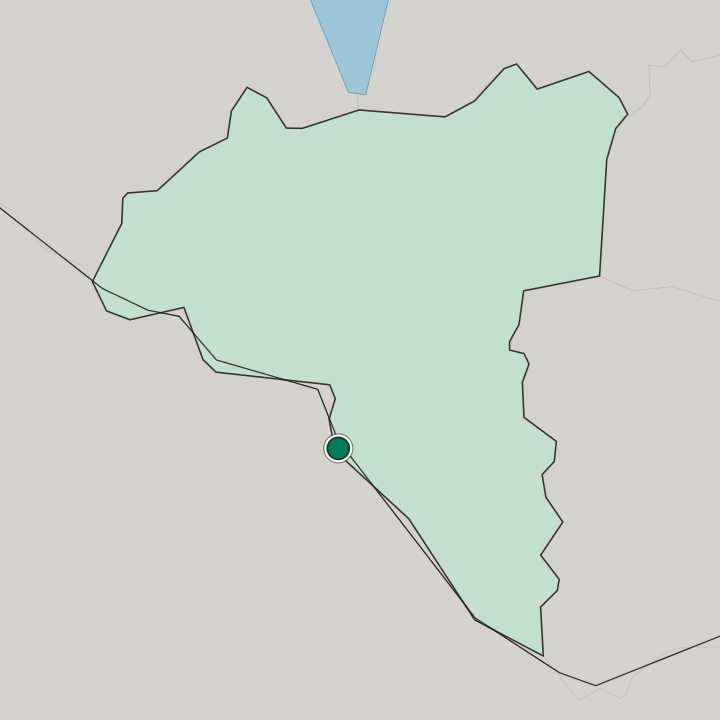 Map showing Valga — In Valgamaa