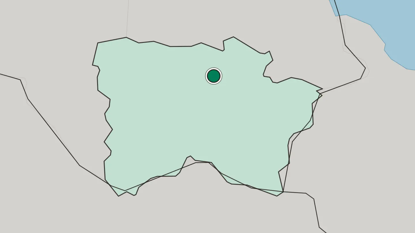 Map of Võru in Estonia