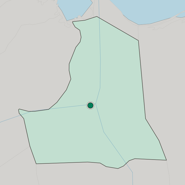 Map showing Ismailia — In Ismailia Governorate