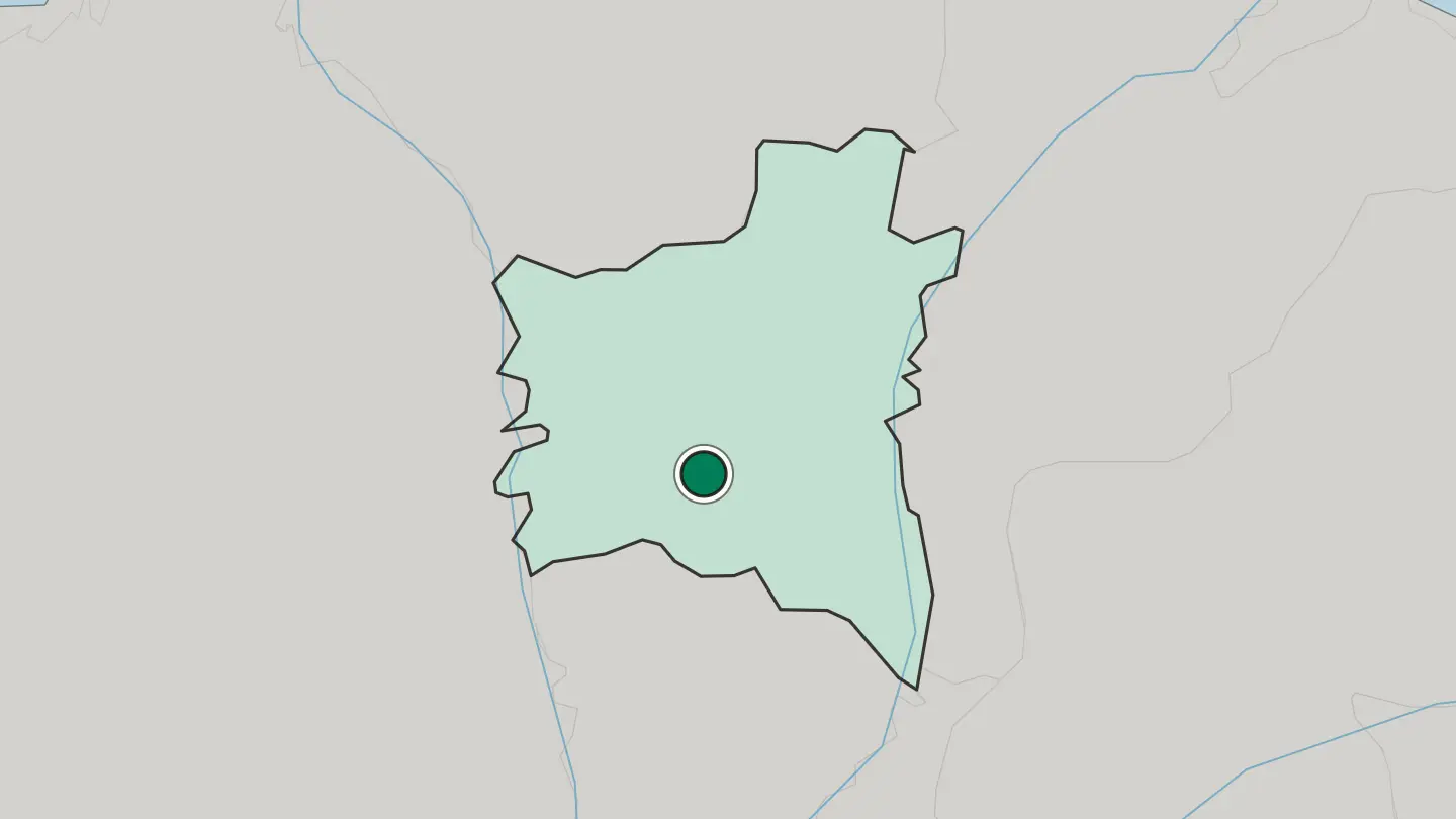 Map of Tanta in Egypt