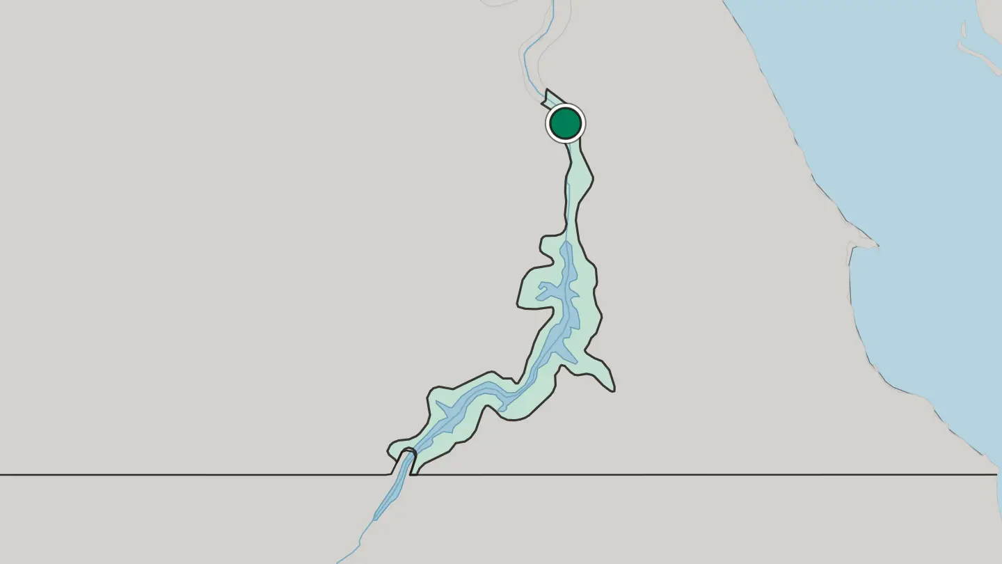 Map of Edfu in Egypt