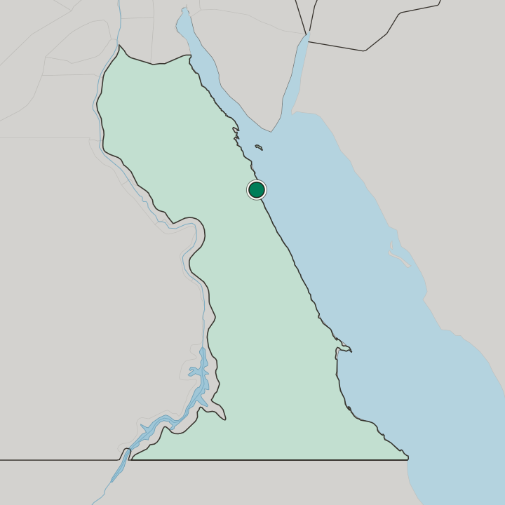 Map showing Safaga — In Red Sea Governorate