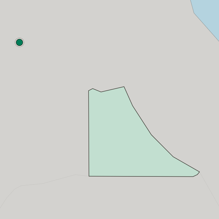 Map showing Keren — In Anseba Region