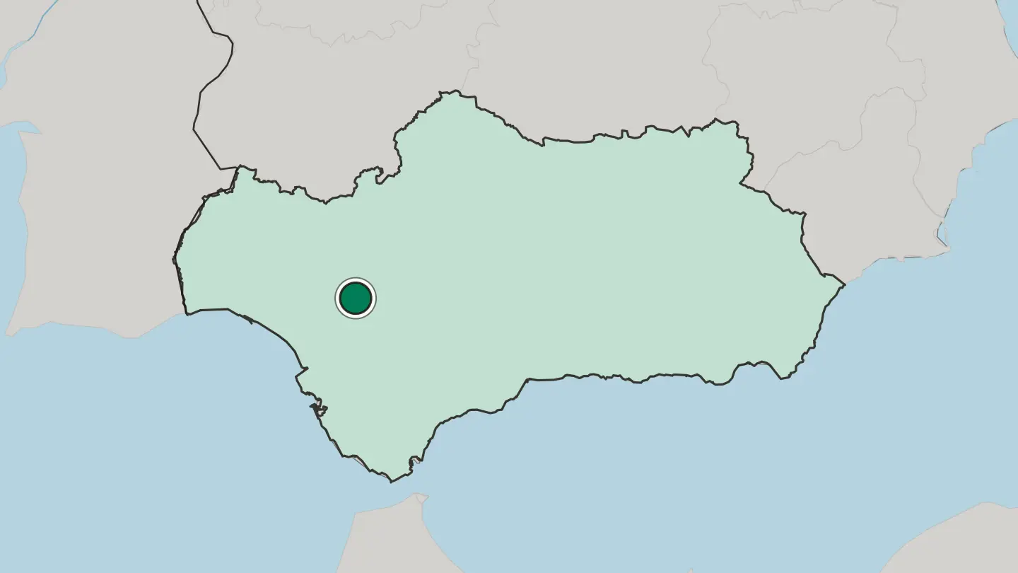 Map of Dos Hermanas in Spain