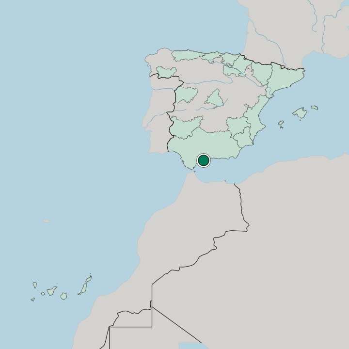 Map showing Mijas — In Spain