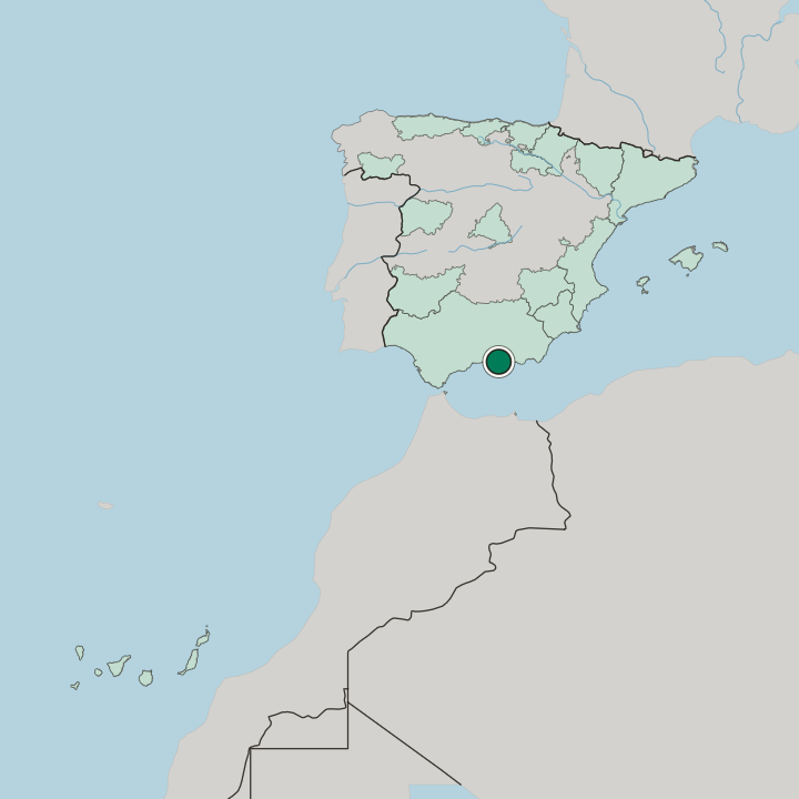Map showing Motril — In Spain