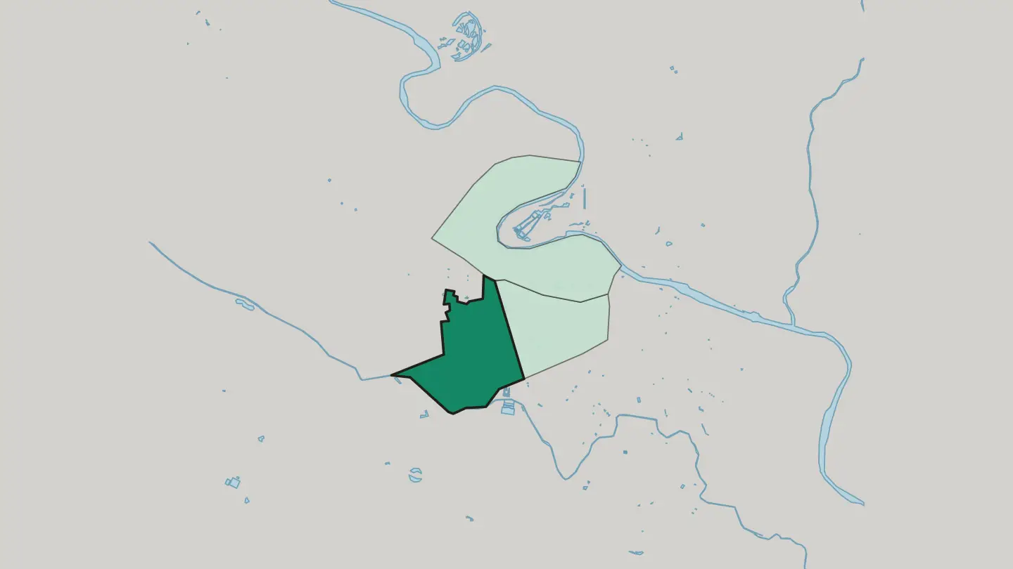 Map of Oliver-Valdefierro in Zaragoza