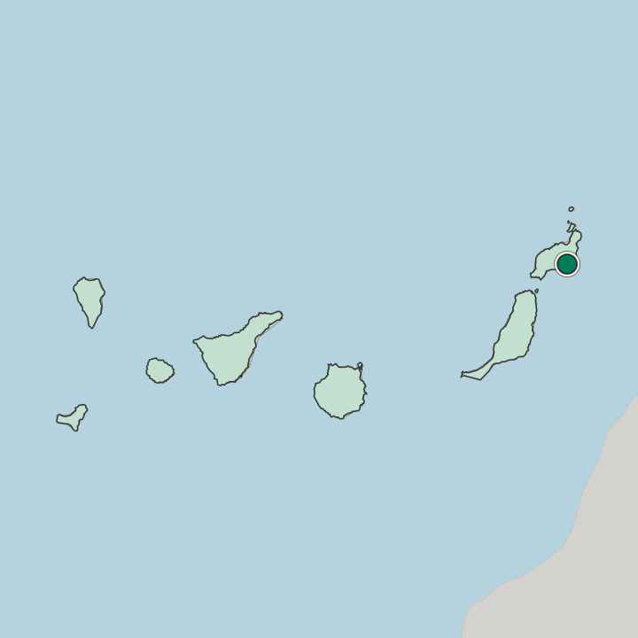 Map showing Arrecife — In Canary Islands