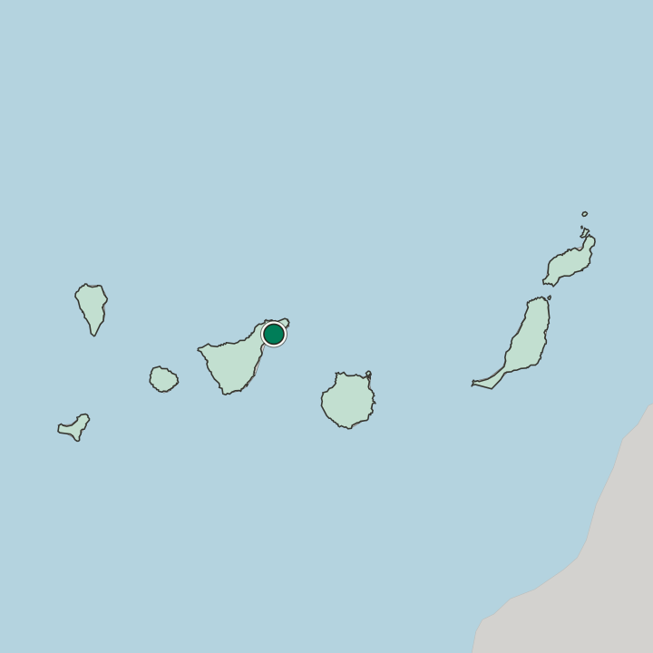 Map showing Barrio Nuevo — In Canary Islands