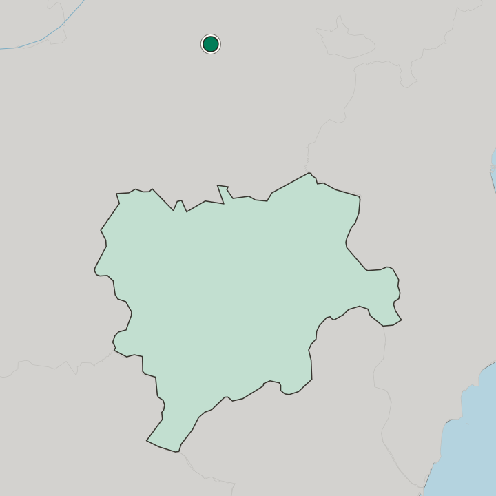 Map showing Cuenca — In Castilla-La Mancha