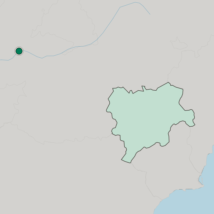 Map showing Talavera de la Reina — In Castilla-La Mancha