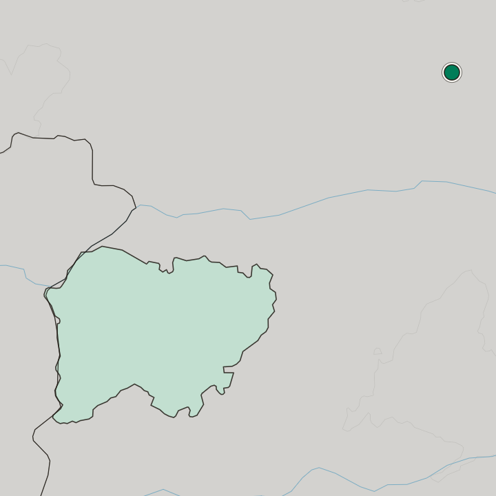 Map showing Burgos — In Castilla y León