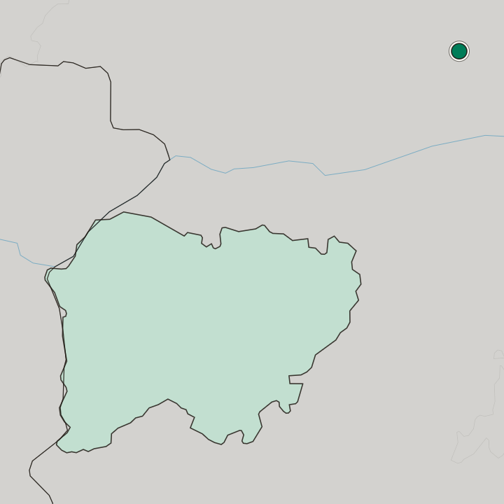 Map showing Palencia — In Castilla y León