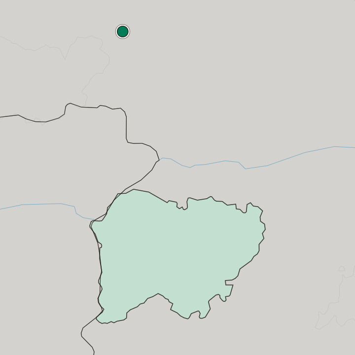 Map showing Ponferrada — In Castilla y León