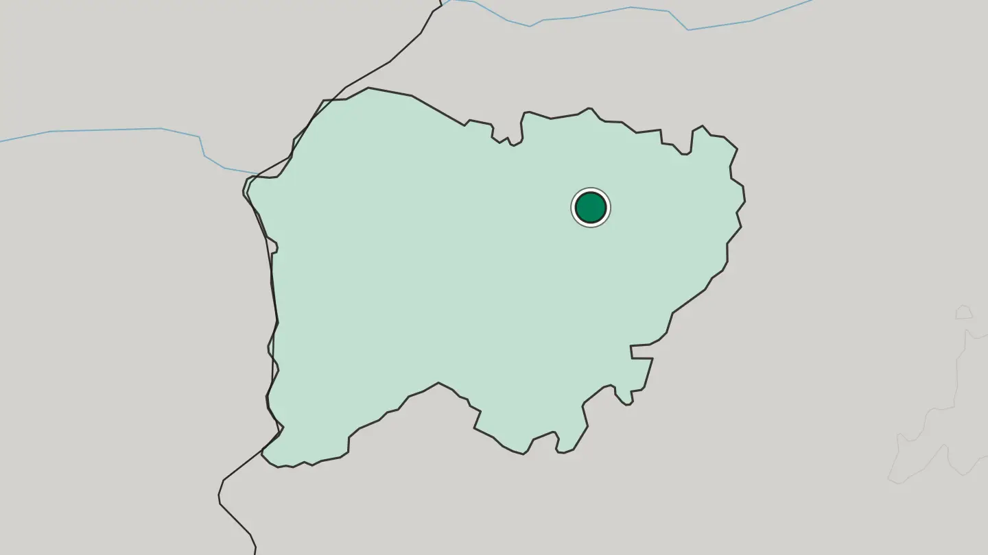 Map of Salamanca in Spain