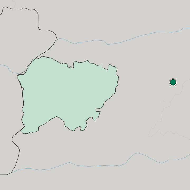 Map showing Segovia — In Castilla y León