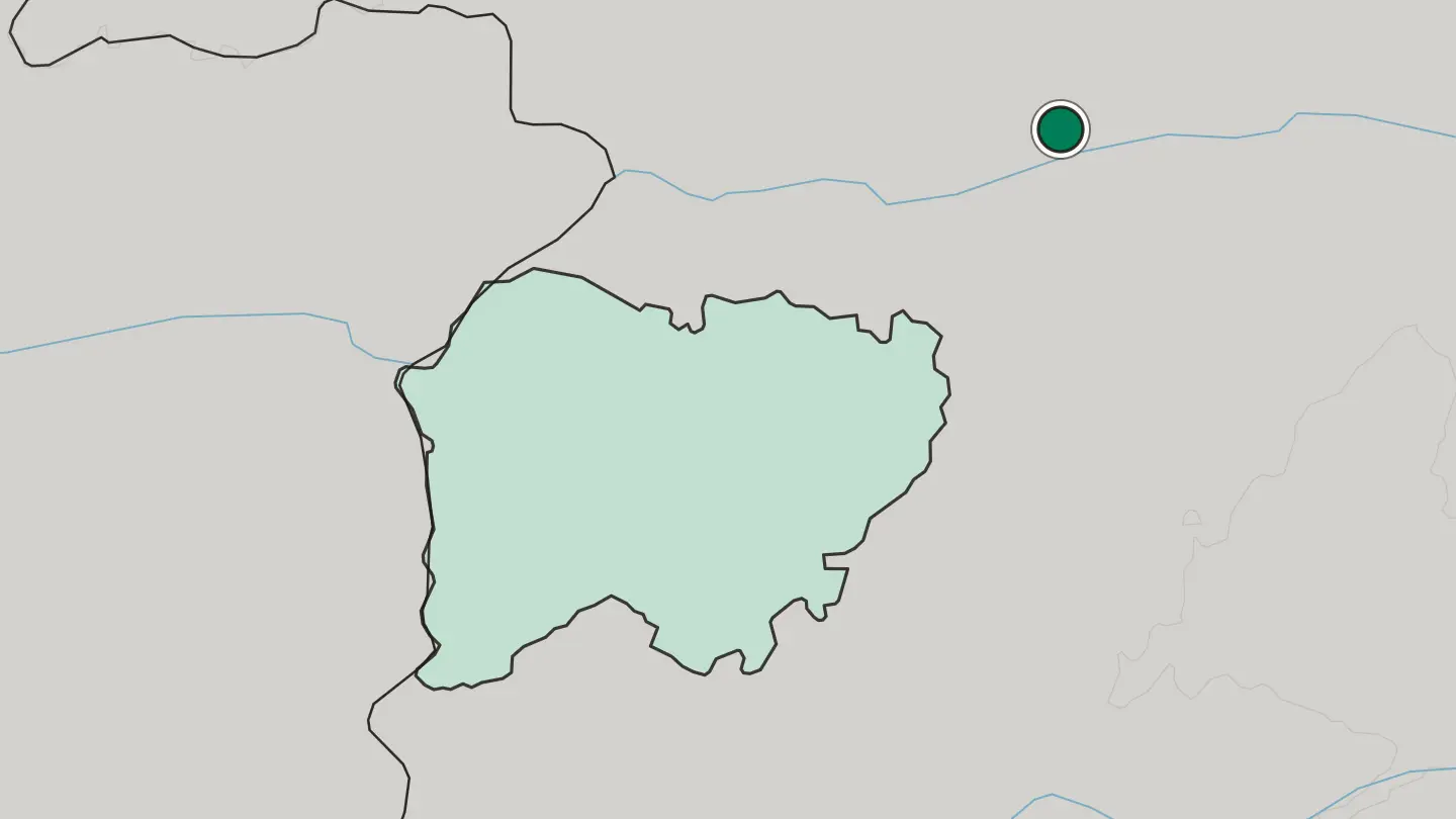 Map of Valladolid in Spain