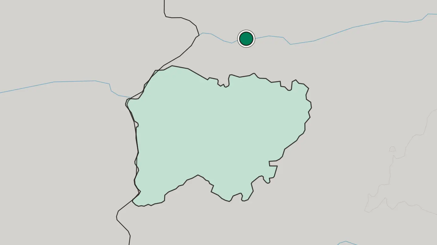 Map of Zamora in Spain