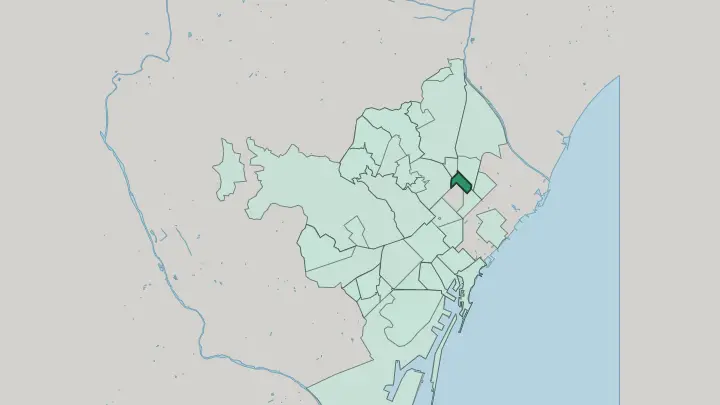 Map of Navas in Barcelona