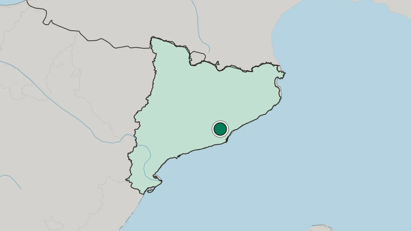Map of Rubí in Spain