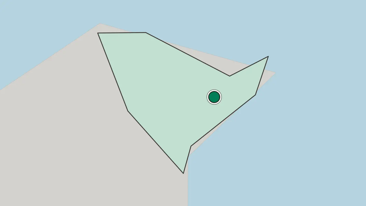 Map of Ceuta in Spain