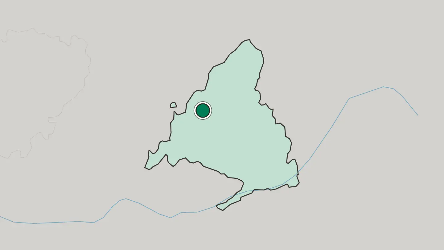 Map of Collado-Villalba in Spain