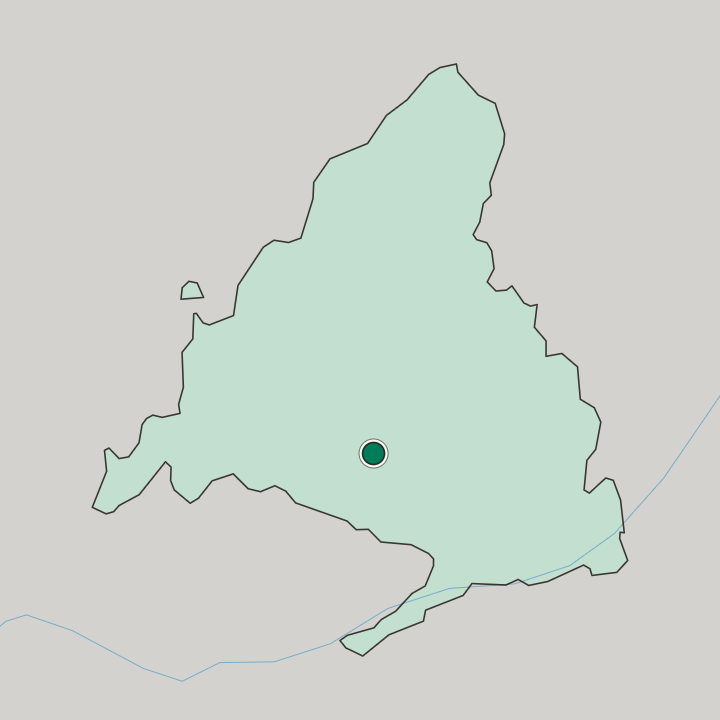 Map showing Leganés — In Comunidad de Madrid
