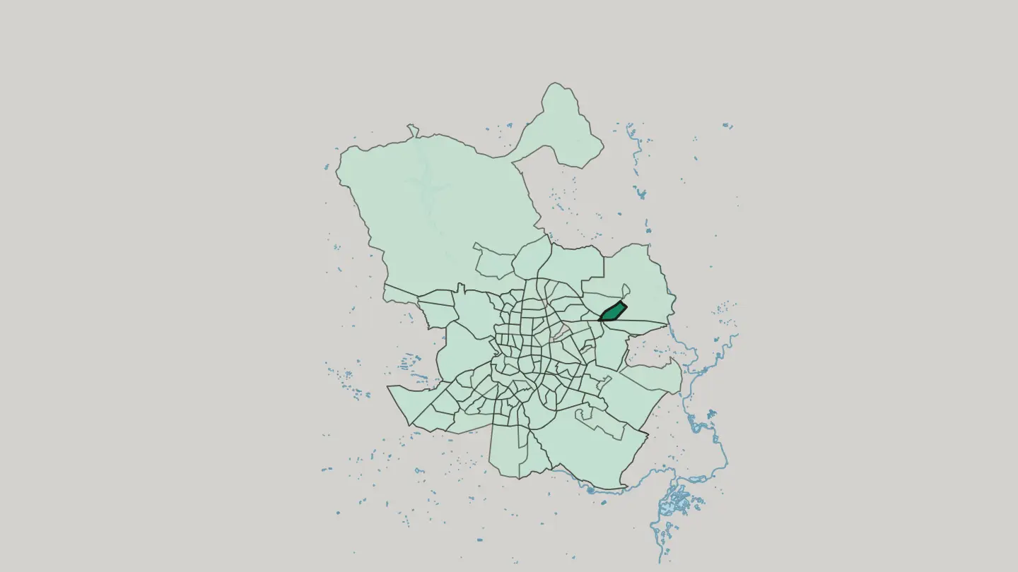 Map of Alameda de Osuna in Madrid