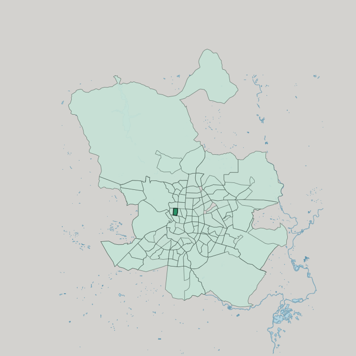 Map showing Arapiles — In Madrid