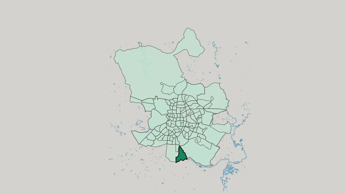 Map of Butarque in Madrid