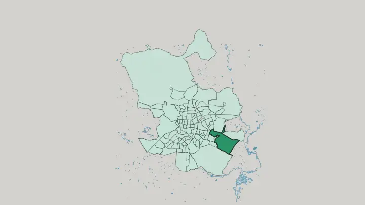 Map of Casco Histórico de Vicálvaro in Madrid