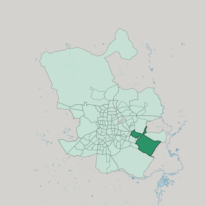 Map showing Casco Histórico de Vicálvaro — In Madrid