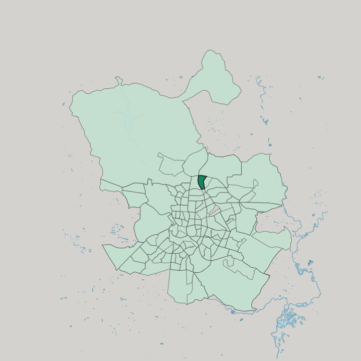 Map showing Costillares — In Madrid