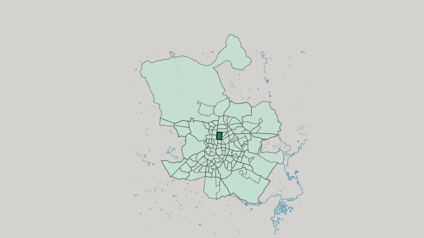 Map of El Viso in Madrid