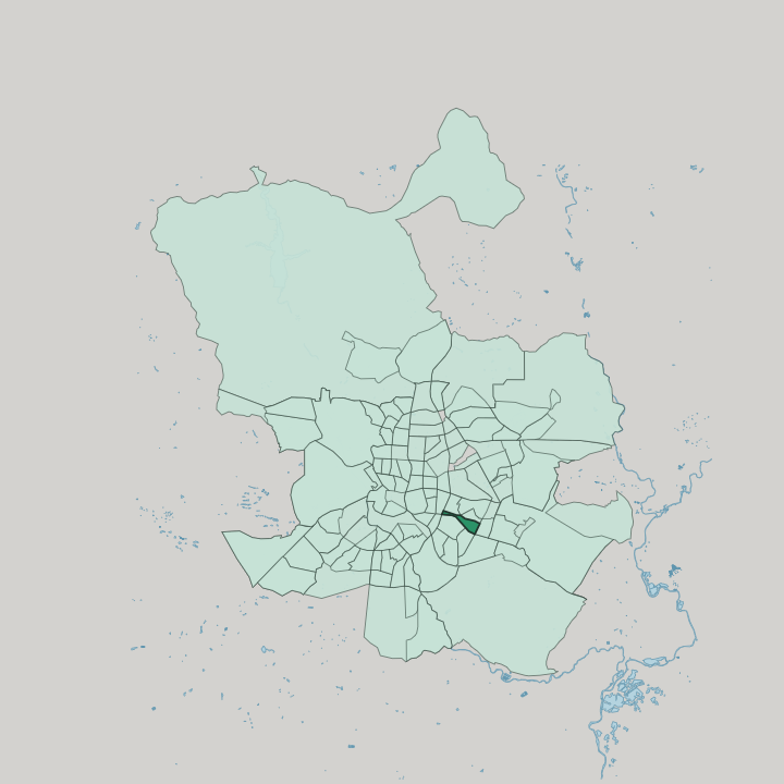 Map showing Fontarrón — In Madrid
