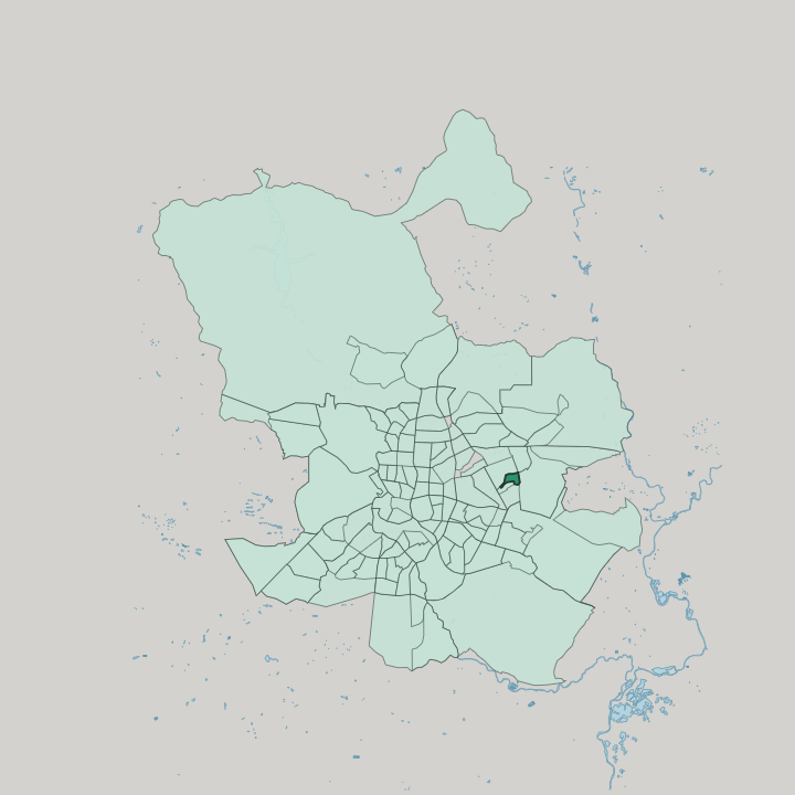 Map showing Hellín — In Madrid