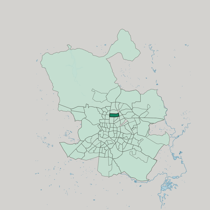 Map showing Hispanoamérica — In Madrid