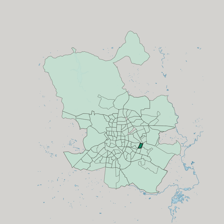Map showing Horcajo — In Madrid