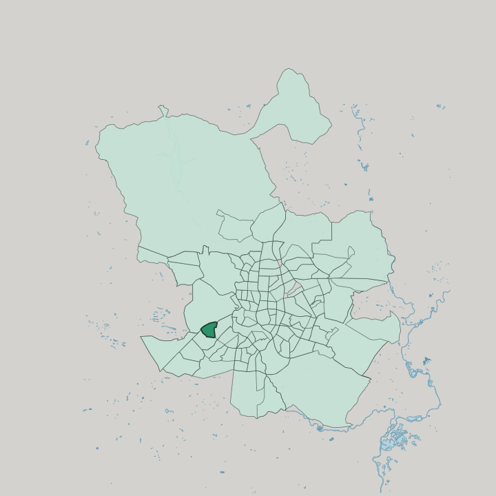 Map showing Lucero — In Madrid