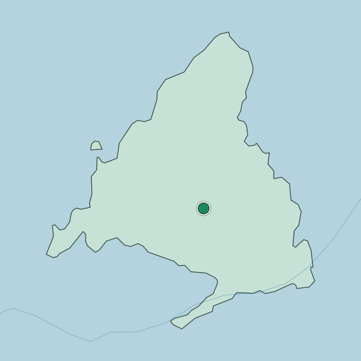 Map showing Madrid — In Comunidad de Madrid