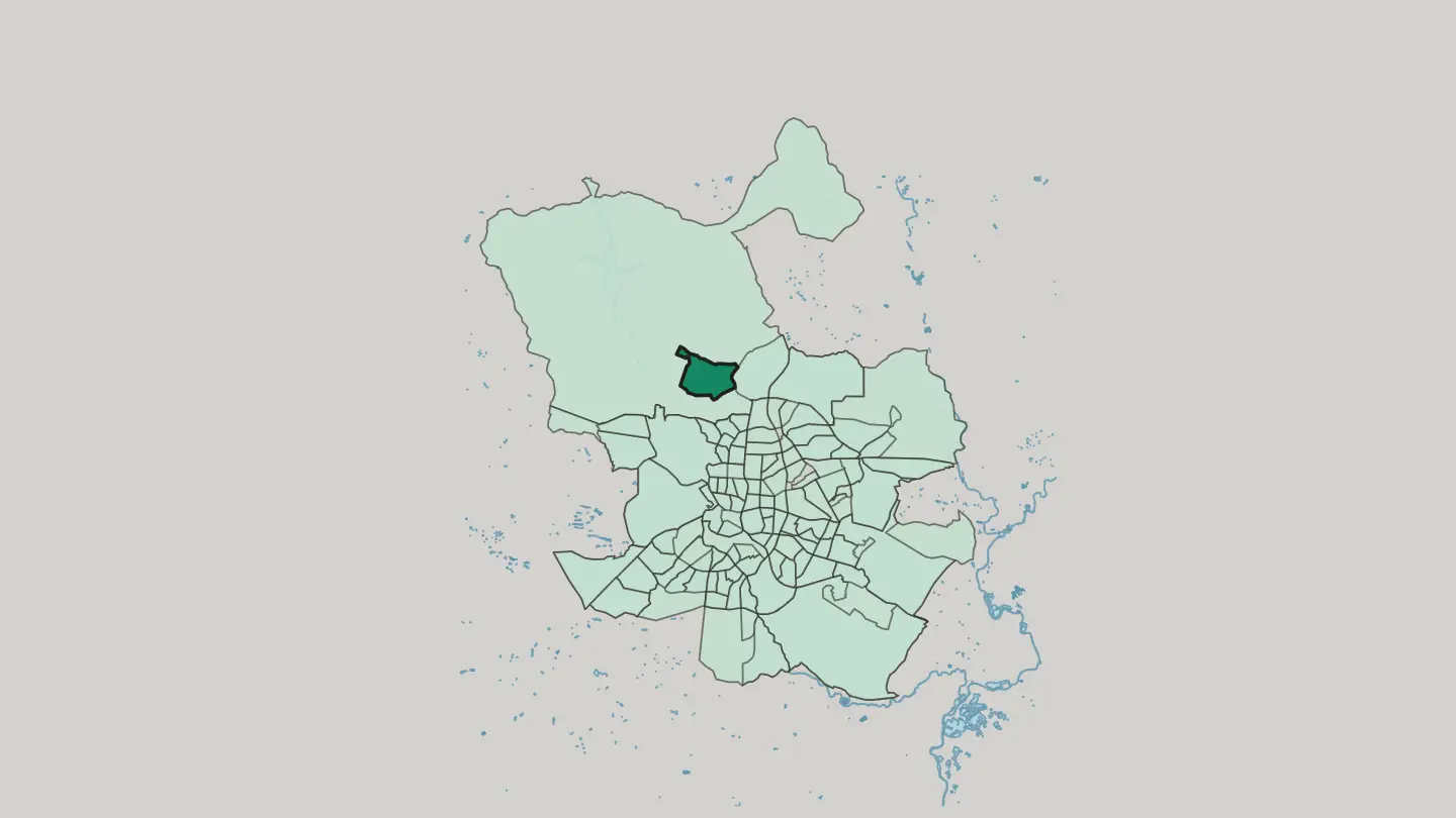 Map of Mirasierra in Madrid