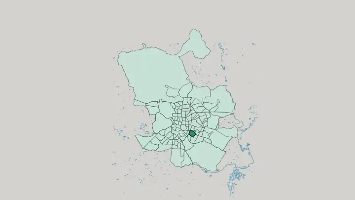 Map of Numancia in Madrid